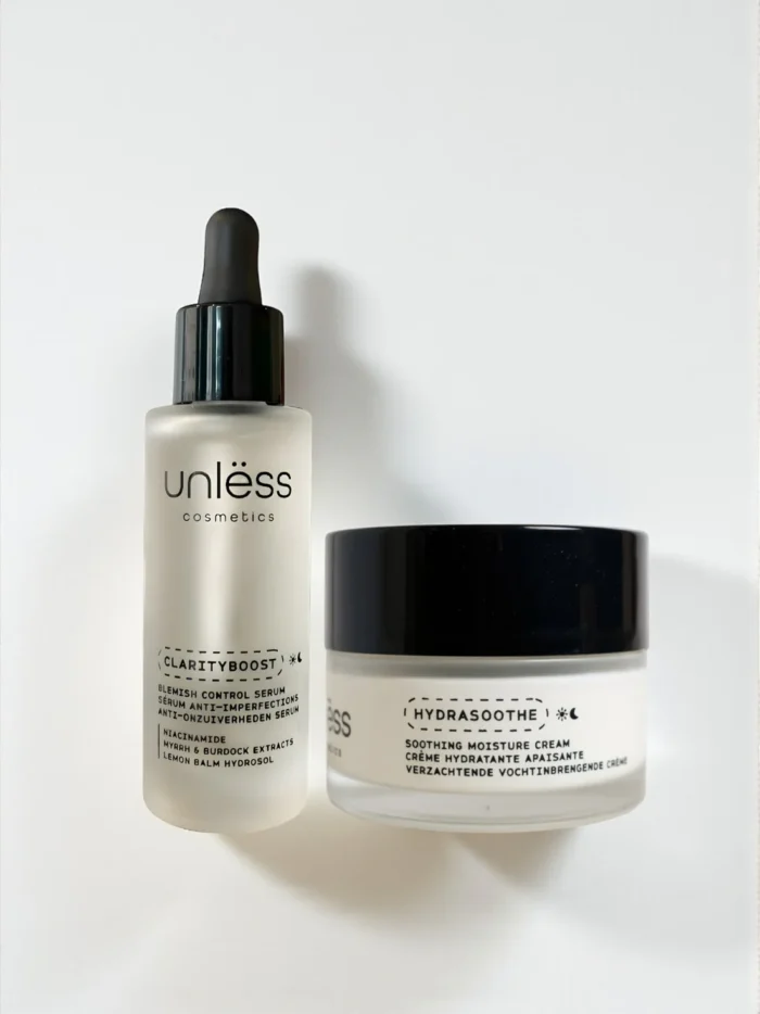 duo_peau_nette-unless_cosmetics sérum et crème visage