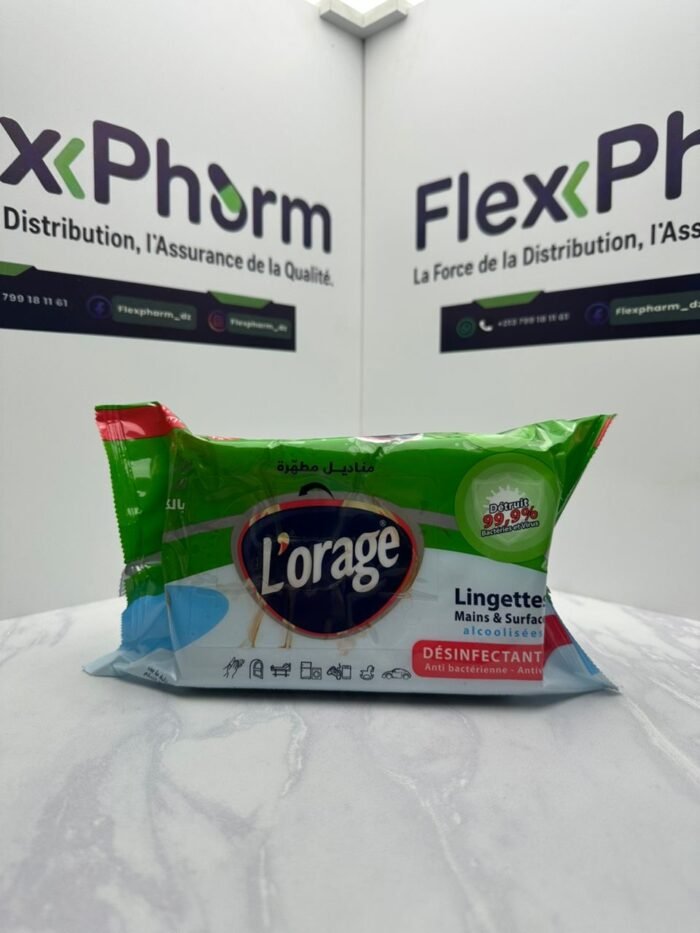 Lingettes Antiseptiques LORAGE 60 pcs