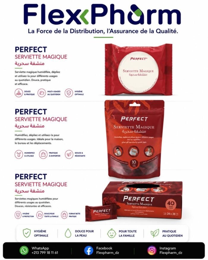 Perfect serviette magique, en boite de 40pcs