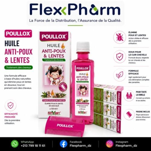 POULLOX Huile anti-poux & lentes