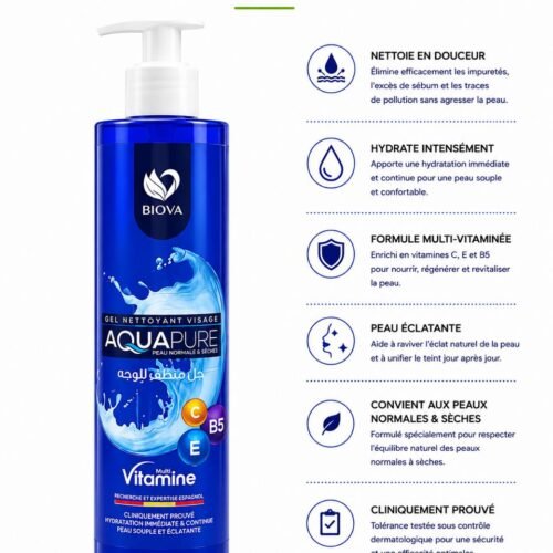Gel nettoyant multivitamines